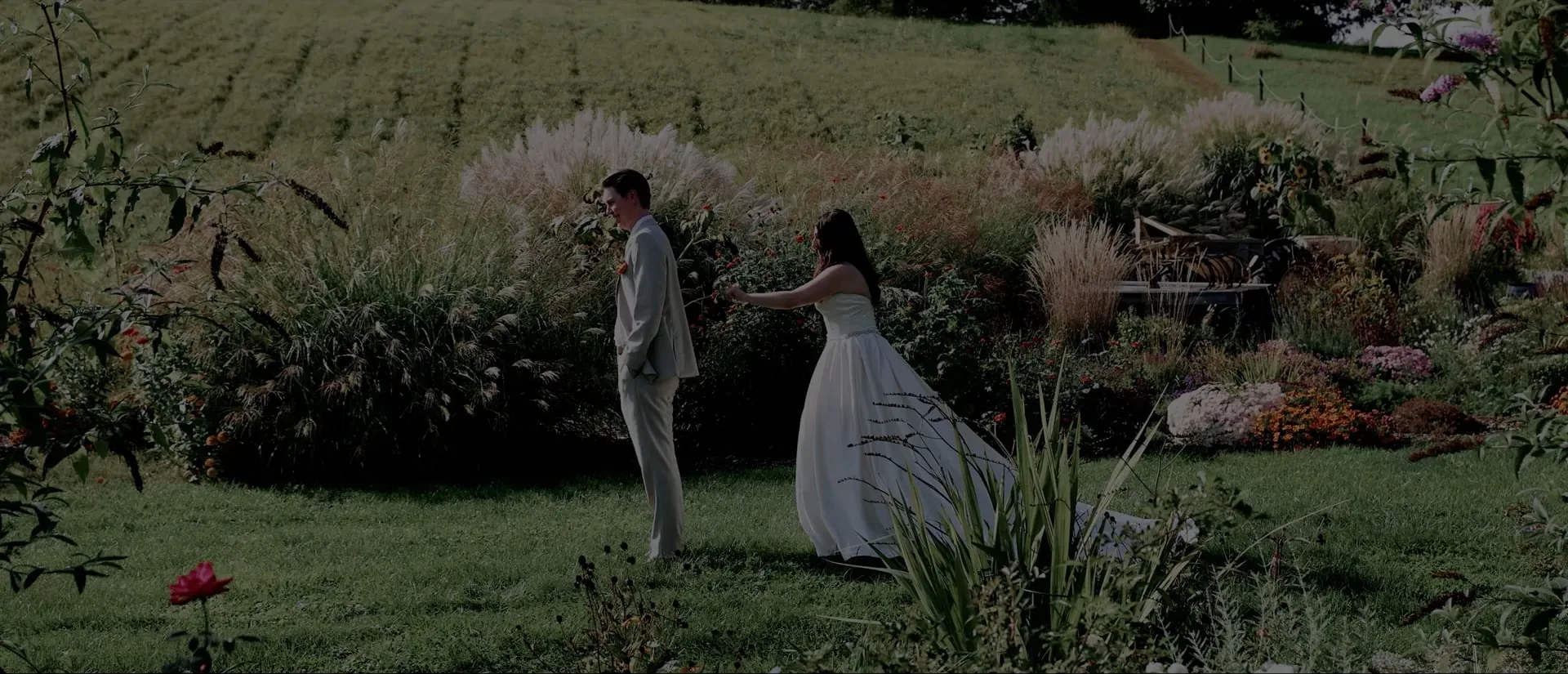 Abby & Andrew wedding film still