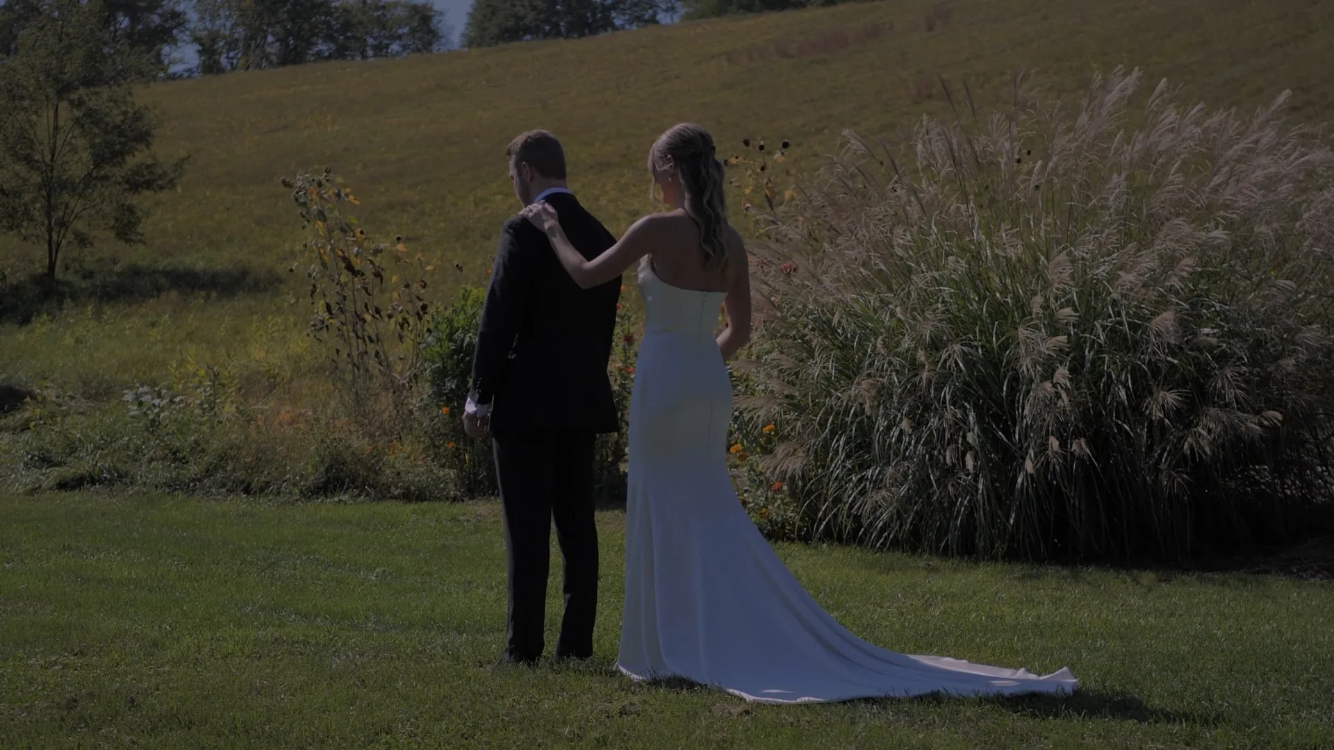 Olivia & Jack wedding film still