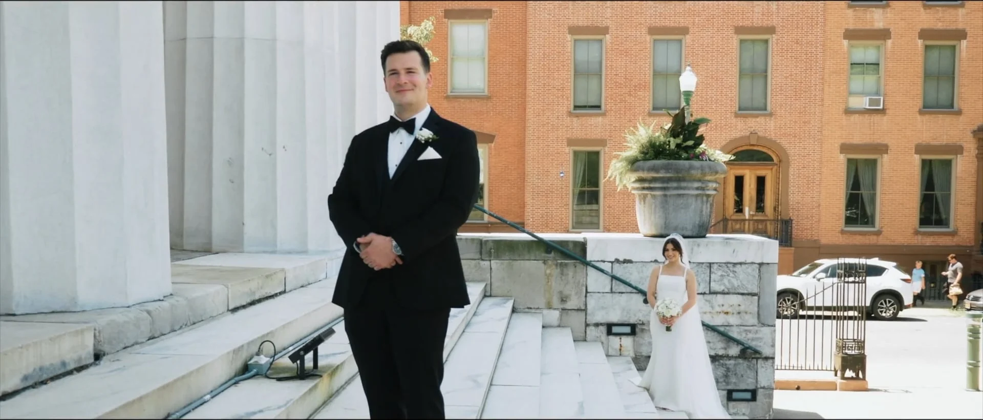 Talia & Miles wedding film at Franklin Plaza